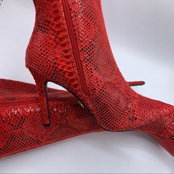 Thalia Sodi Rajel “Red Snake” Boots - Picture 13 of 16